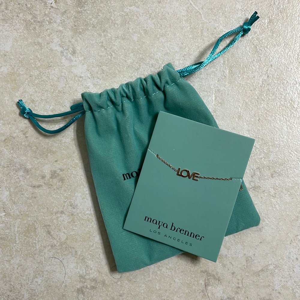 NWT rose gold LOVE bracelet